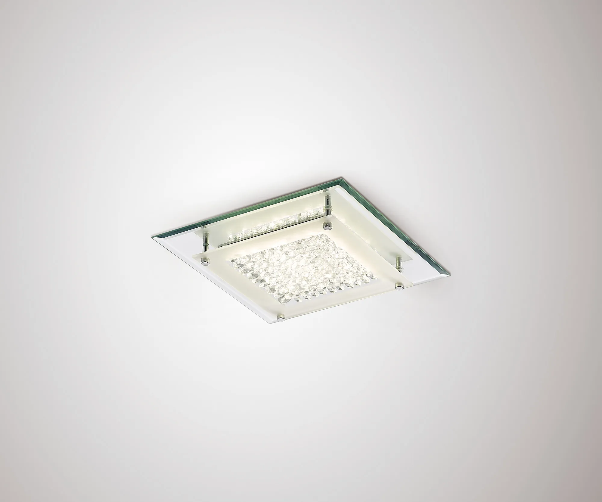 Gina Crystal Ceiling Lights Deco Ringed & Square Crystal Fittings Gina Crystal Ceiling Lights Deco Ringed & Square Crystal Fittings